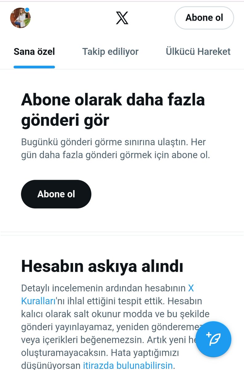 @___mountain53__ HESABIM ASKIYA ALINDI...
KUYRUKLARI SIKIŞAN BENİM HESABIMI VURUYOR
BU YENİ HESABIMDIR ARKADAŞLAR

<a href="/___LURAY___/">AYNUR 🦋</a> 
Haber vereyim dedim 🇹🇷🤘