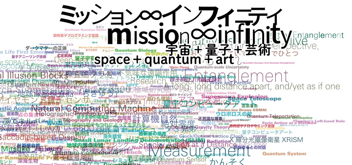 MediaArts_C's tweet photo. 【展示情報】 
平成28年度 創作支援プログラム採択者 平川 紀道さん、令和5年度 発表支援プログラム採択者 古澤 龍さんが参加する『ミッション∞インフィニティ｜宇宙＋量子＋芸術』が、2026年1月31日（土）〜 5月6日（水・振休）まで東京都現代美術館 企画展示室B2F、ホワイエ他にて開催されます！
https://t.co/2u8U85he2J

 ◼︎開催概要 
会期： 2026年1月31日（土）〜5月6日（水・振休） 
※休館日　月曜日（2月23日、5月4日は開館）、2月24日（火） 
時間：10:00 - 18:00（展示室入場は閉館の30分前まで） 
会場：東京都現代美術館 企画展示室B2F、ホワイエ他（東京都江東区三好4-1-1） 
入場料：一般1,800円／大学生・専門学校生・65歳以上1,260円／中高生720円／小学生以下無料

@MOT_art_museum @ryufurusawa