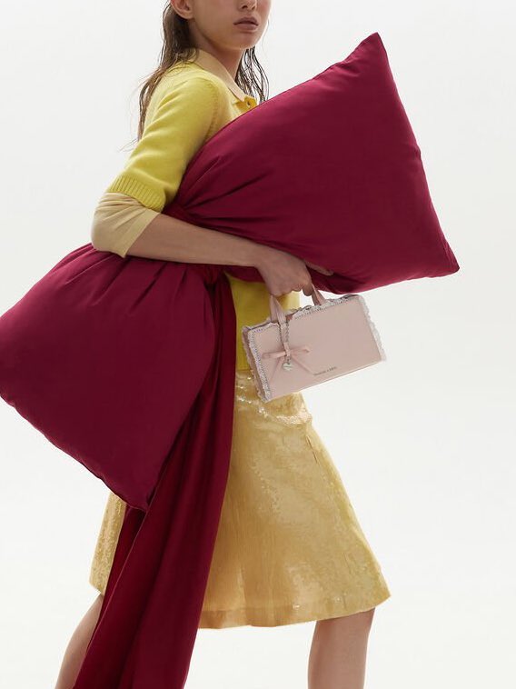 Raina レイナ レーストリム トートバッグ