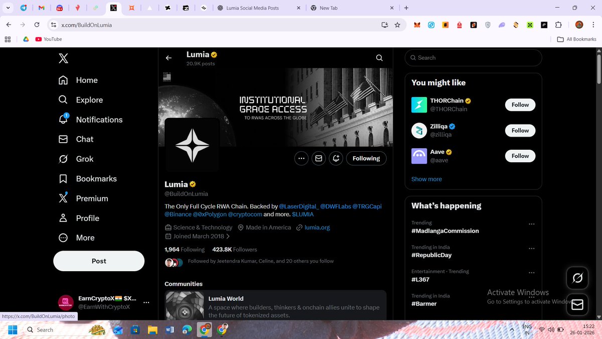 EarnWithCryptoX's tweet image. Really impressed with the direction @BuildOnLumia is taking.
Strong fundamentals, real liquidity focus, and an ecosystem-first mindset.
The Zealy campaign makes onboarding actually fun and informative.
Excited to see Lumia grow 🚀