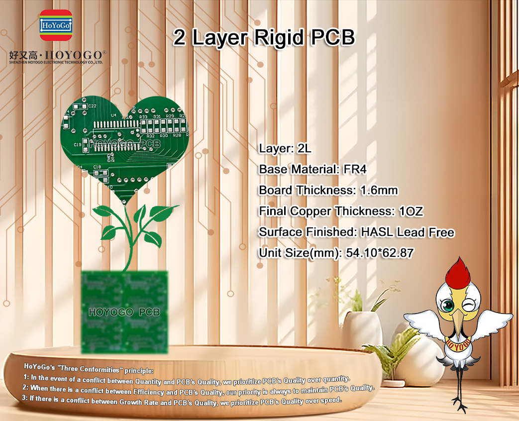 #PCBProduct

#2Layer #FR4 #1OZ #HASLLeadFree
Board Thickness: 1.6m
Unit Size(mm): 54.10*62.87

💻 hoyogo.com
📬 noreen@hoyogo.com

Welcome to send us your inquiry~

#pcb #hdi #aluminumpcb #rigidflexpcb #fpc #flexiblepcb #heavycopperpcb #pcba #pcbfactory #hoyogopcb