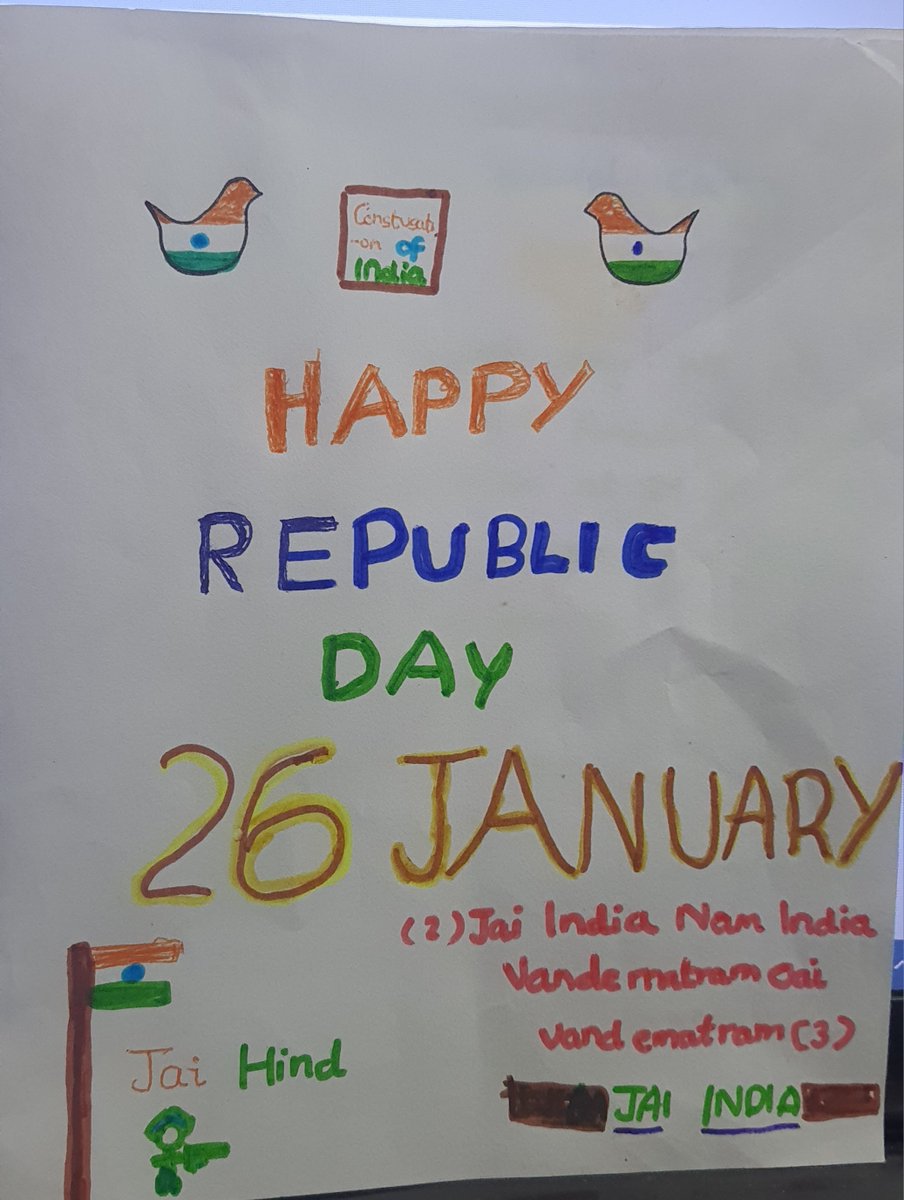 KalamStudent's tweet photo. #JaiHind 🇮🇳 #RepublicDay #RepublicDay2026 #Indian #Democracy #HappyRepublicDay #HappyRepublicDay2026
#kidsActivity https://t.co/PEjTtd8m7N