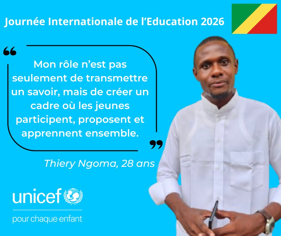 UNICEF Congo Brazza tweet media