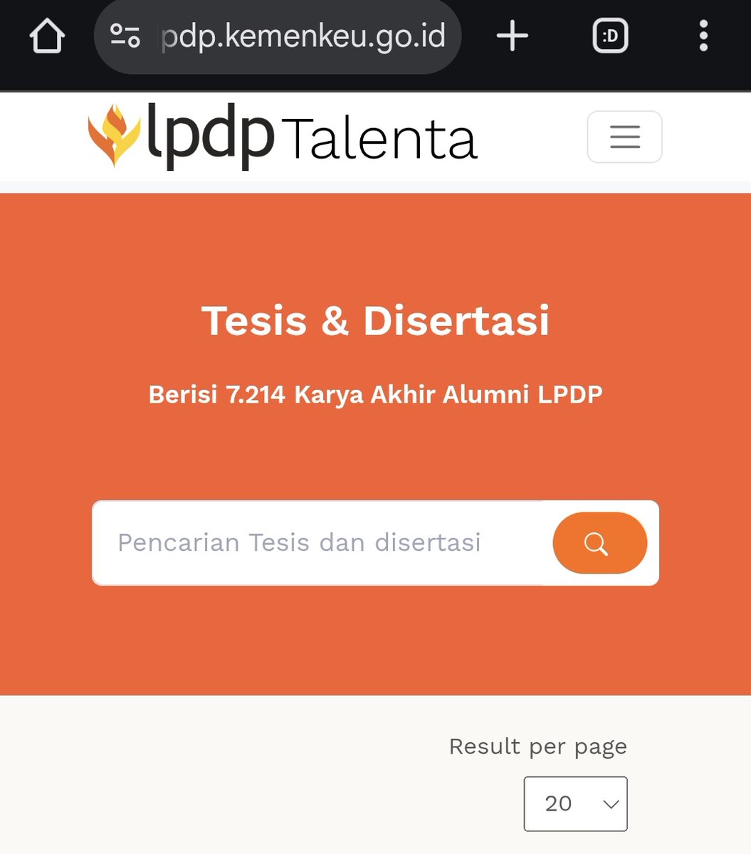 Demi Allah gue baru tau ada website ini untuk ngulik² tesis &amp; disertasi awardee lpdp 😂😂😂