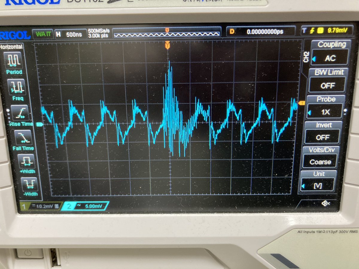 秋月の±12V出るDCDCコンバータ、オペアンプ電源に使えるかなと思って買ってみた リップルはまあ後でなんとかするか