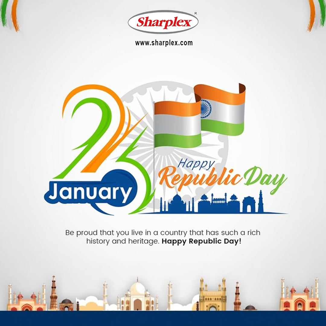 sharplexfilter1's tweet photo. Celebrate the values that make India great. Happy Republic Day

https://t.co/GOX04Au8TT https://t.co/hPQupa5B03