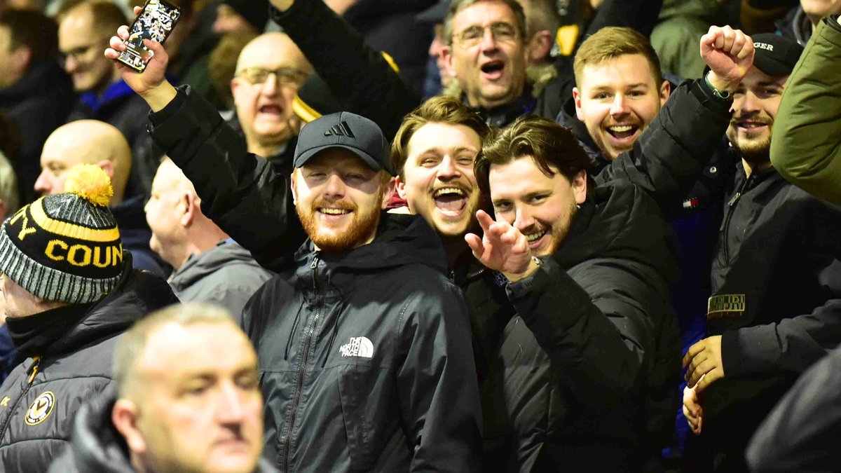 NewportCounty's tweet photo. Amber Army in full voice on Saturday 🧡

Check out our Fan Gallery from the 2–1 win over Chesterfield and see if you’re in there 📸

🔗 https://t.co/JwxnAozeNL

#OneClubOneCounty https://t.co/18V9mX21ND