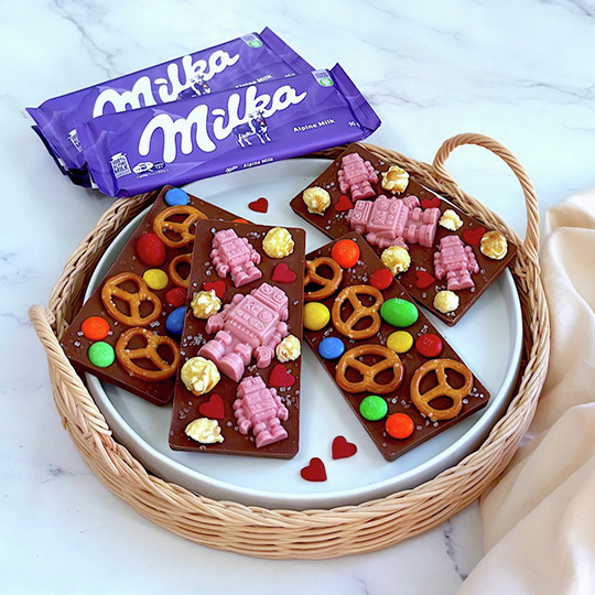 💘バレンタインに向けて💘 「milka(ミルカ)」で作る 簡単アレンジ