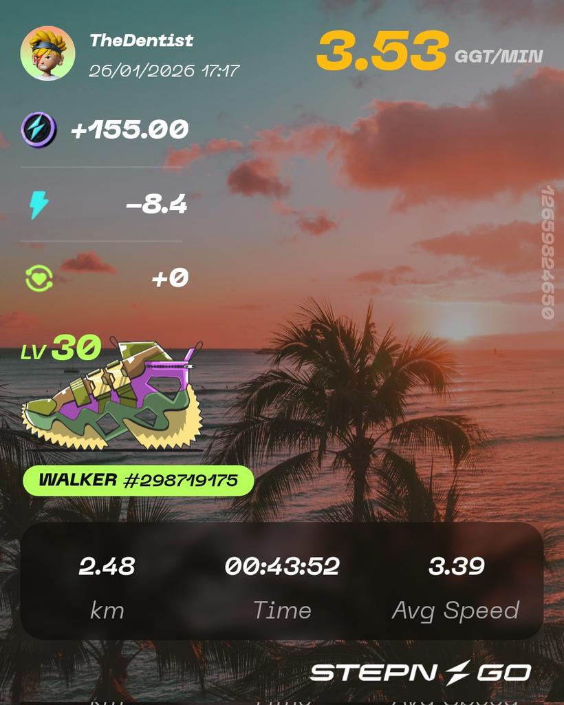 Evening Walk #STEPNGO