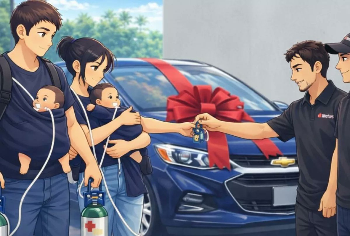 ¡Un final feliz! 

La historia de los #padres que caminaban por las calles de la #CDMX cargando dos #bebés con tanques de oxígeno han conmovido a todo el país, demostrando que aún somos buenos.

Tras una intensa búsqueda en redes sociales y algunos días de espera, la joven pareja