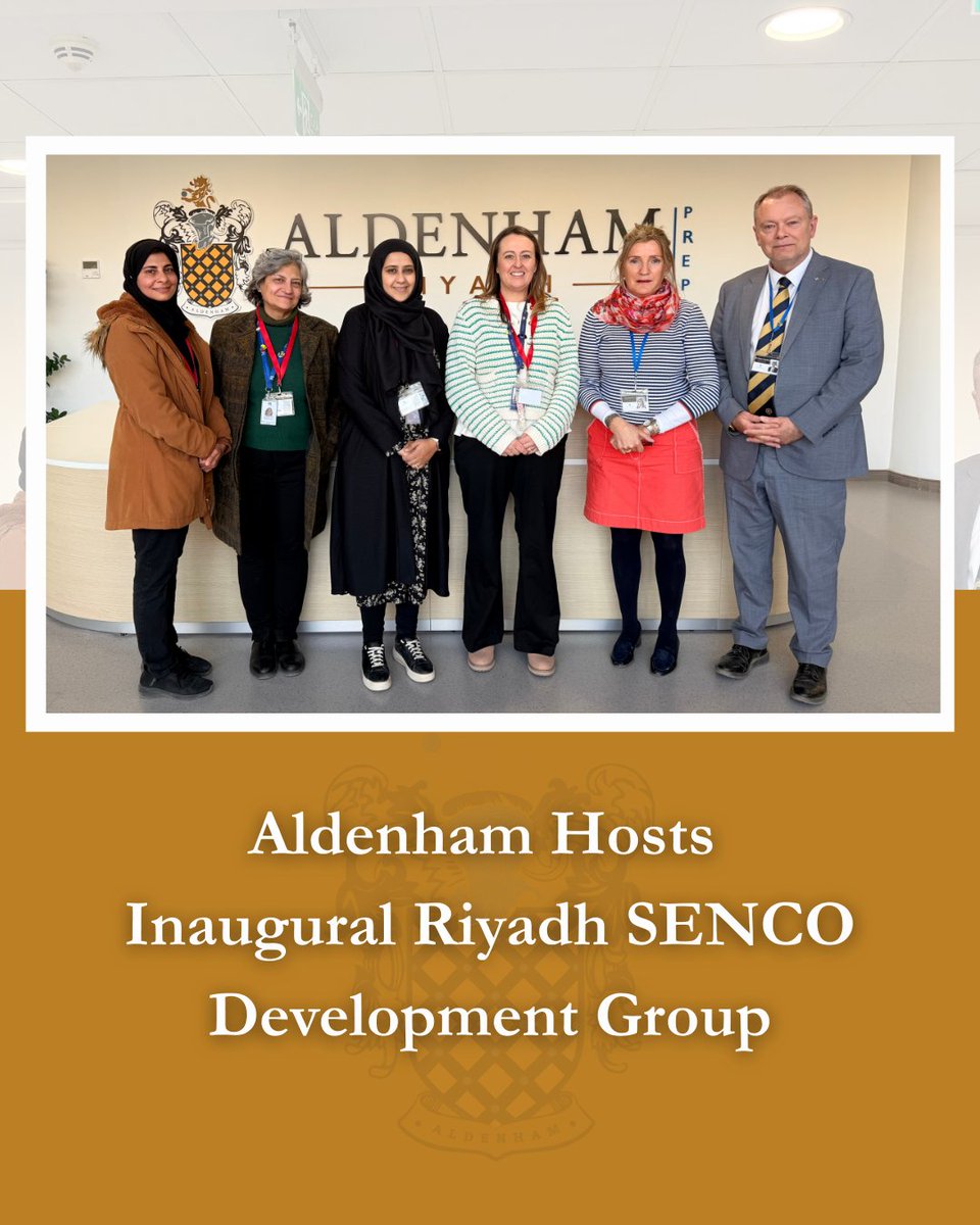 Aldenham Hosts Inaugural Riyadh SENCO Development Group 

We were proud to host a landmark moment with the first-ever meeting of the Riyadh SENCO Development Group. Led by our SENCO, the afternoon brought together Inclusion leaders and SEN Coordinators from international schools.
