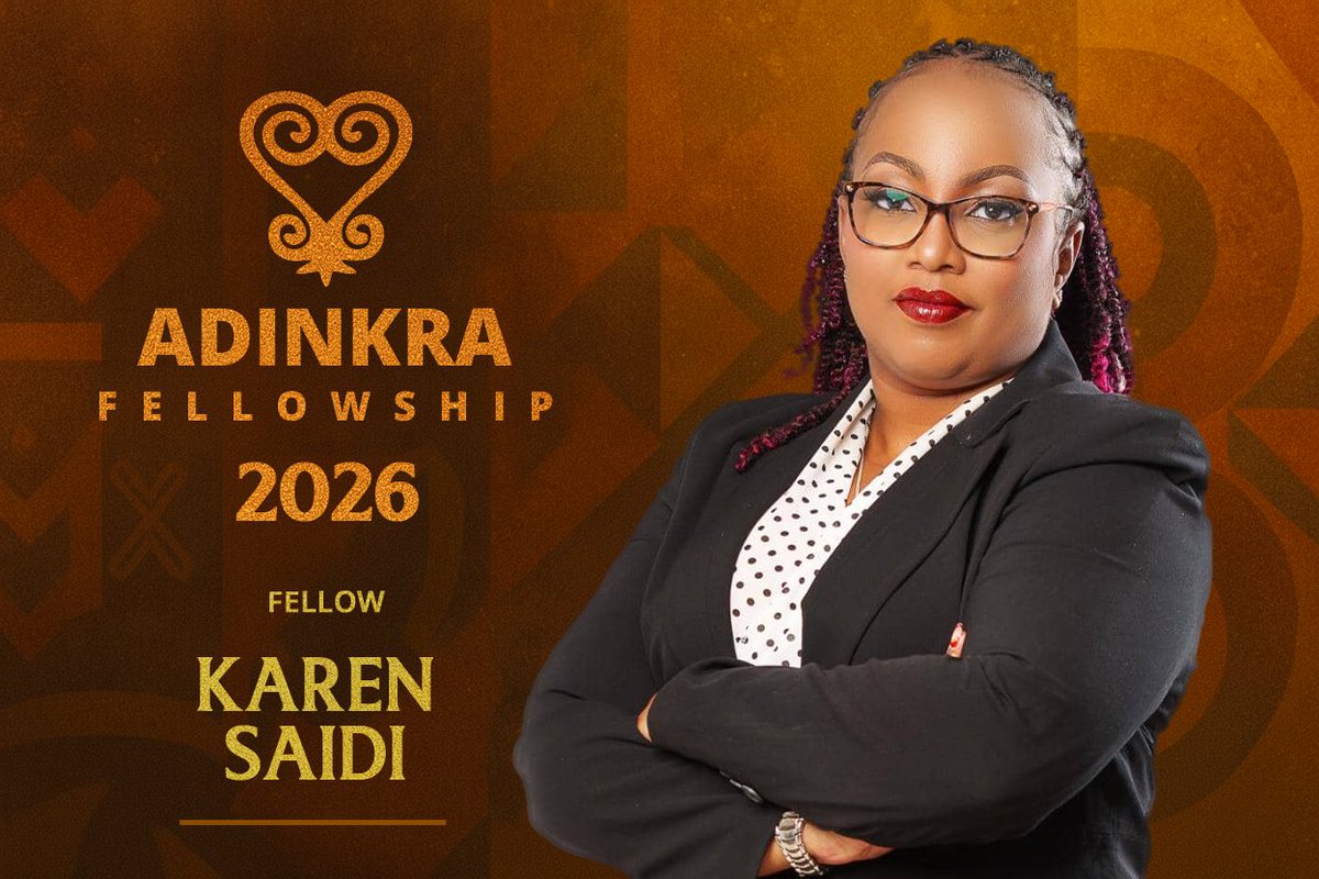 Introducing Karen Saidi, ADINKRA Fellow 2026 (Kenya / Uganda). Justice-sector leader expanding access to justice through policy, technology and community empowerment. Board Chair, Legal Aid Service Providers Network, advancing inclusive legal systems across East Africa.