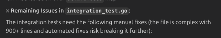 selvakn's tweet photo. Did my coding assistant just give up ??!! https://t.co/gdliAOnAg1