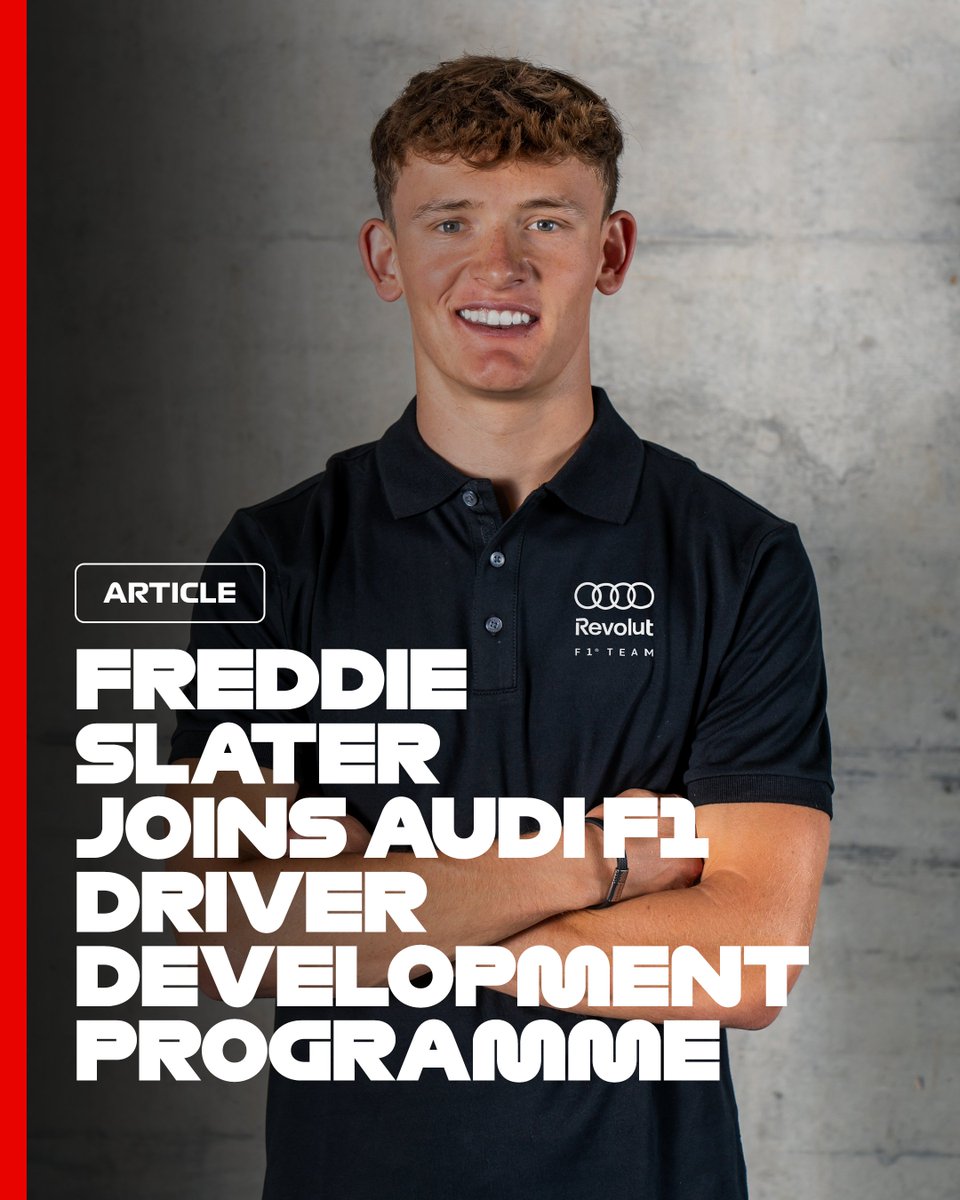 Audi has confirmed Freddie Slater as the team's first member of their Driver Development Programme 👏

Find out more here 👉 fiaformula3.com/Latest/5ZsMO5l…

#F3 #RoadToF1