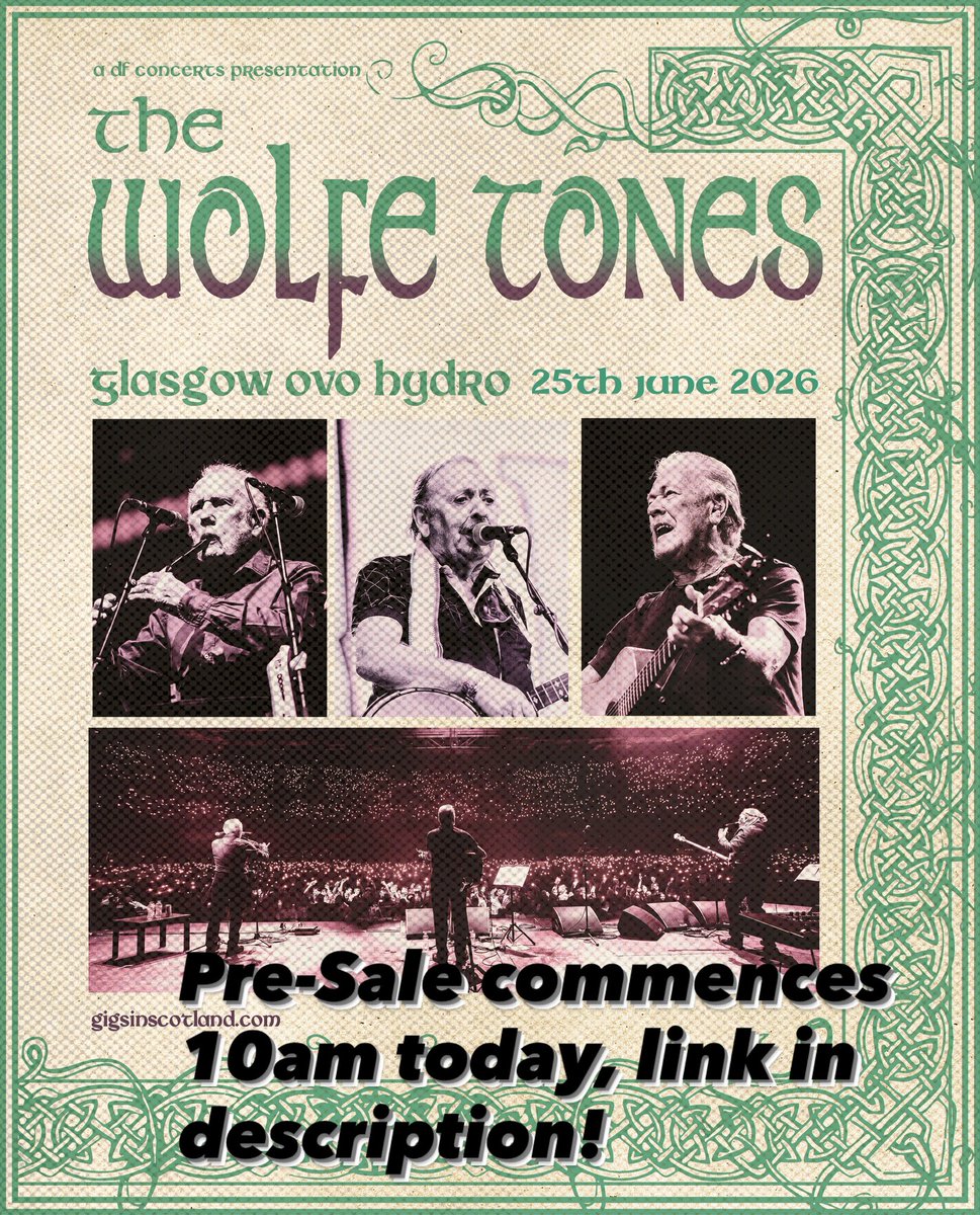 Glasgow presale now live! ticketmaster.co.uk/event/36006435…