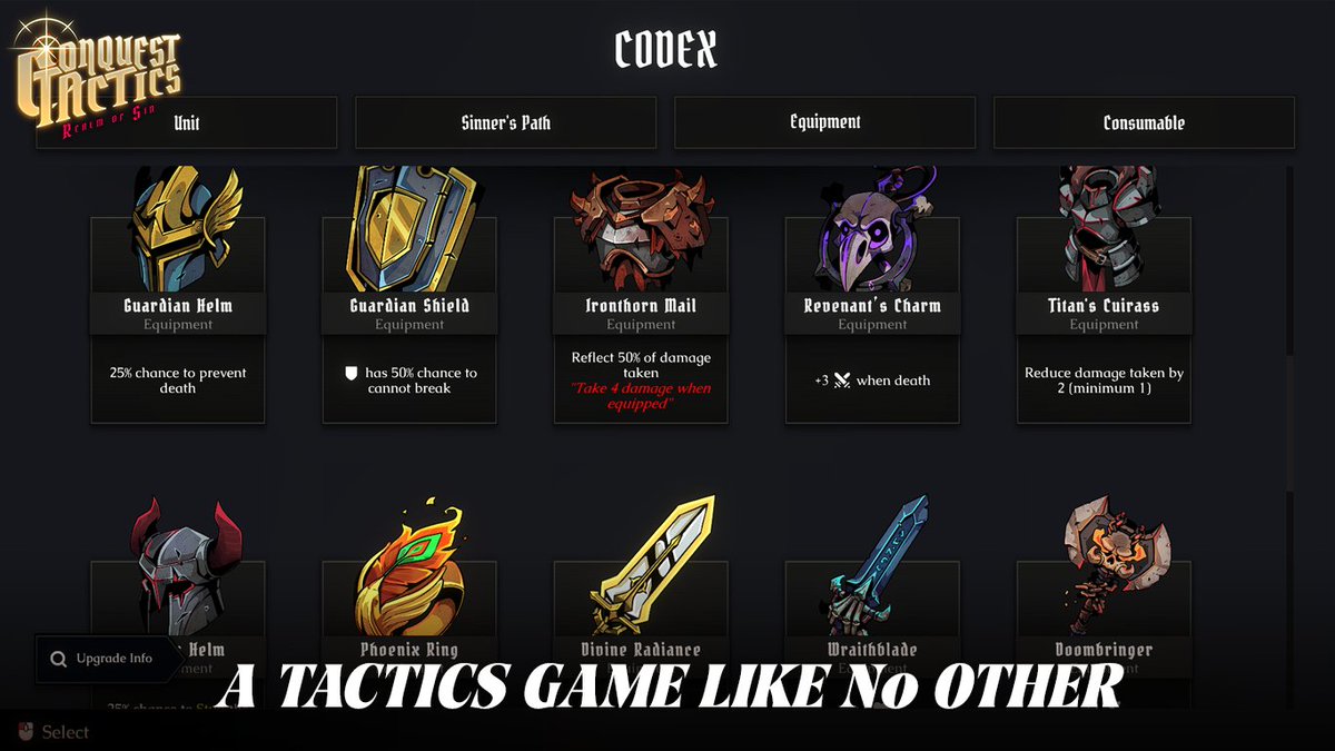 mguwp's tweet photo. Conquest Tactics: Realm of Sin
Pre-download Jan26 🚀 Launch Jan27
Miracle Games | Premium • No IAPs
🔹Hex-grid tactics | 🔹Sin System
🔹Roguelite | 🔹Dark Fantasy
Your tactics shape the realm’s fate!
Pre-download now →https://t.co/sKbng8KWHB https://t.co/Cns5HkBSpN