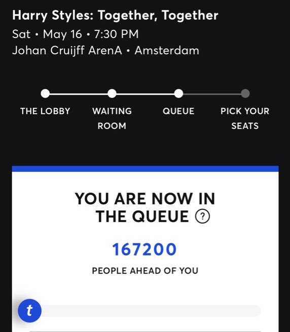 That‘s what happens when you only do 8 shows in europe Harry Styles