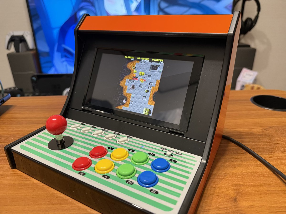 Switch用の駄菓子屋筐体風アケコンに似合いそうなゲーム達で遊んでみた