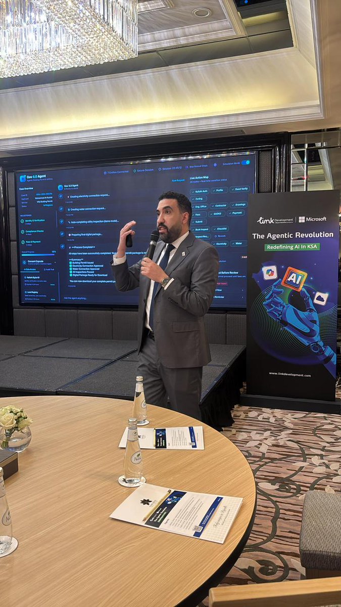 We are diving into Azure AI Foundry &amp; Intelligent Solutions, where AI is at the heart of smarter, more efficient government services.

Ahmed Mounir is showcasing how AI drives seamless citizen experiences while empowering employees with intelligent self-service solutions.

This