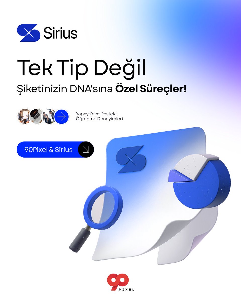 Standart süreçler aynı sonuçları üretir.
Sirius ise kurumunuza özel çözümler sunar:

Yetkinlik haritaları
360° değerlendirme
OKR &amp; KPI
Kariyer planlama &amp; 9-box modeli
Polivalans ve upskilling

👉 Sirius ile standart süreçlere değil, kurumunuza özel stratejilere yatırım yapın.