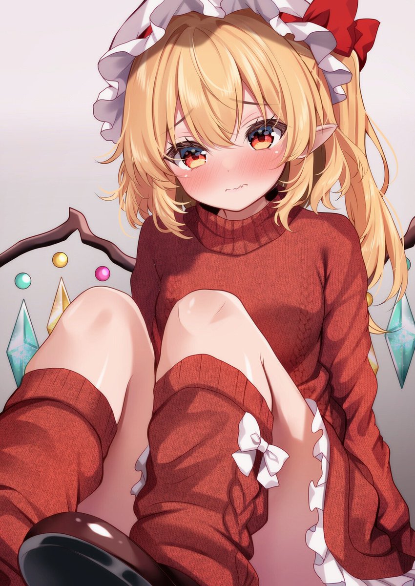 冬服照れフラン( *´艸｀)💕
#フランドール・スカーレット