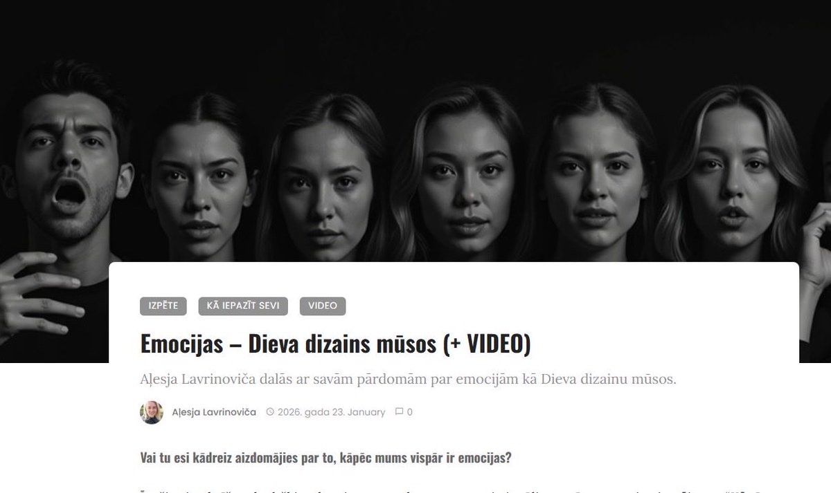 Jauna publikācija: par emocijām tuvuma.lv/emocijas-dieva…
