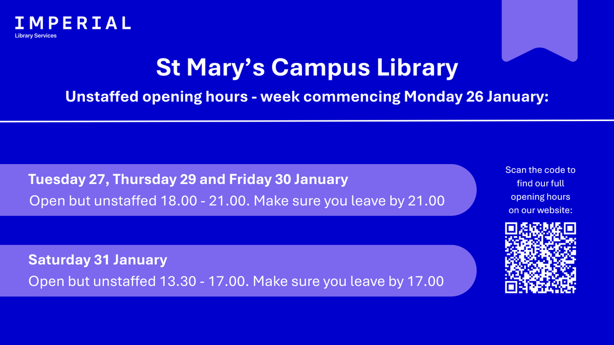 Imperial's Medicine Libraries tweet media