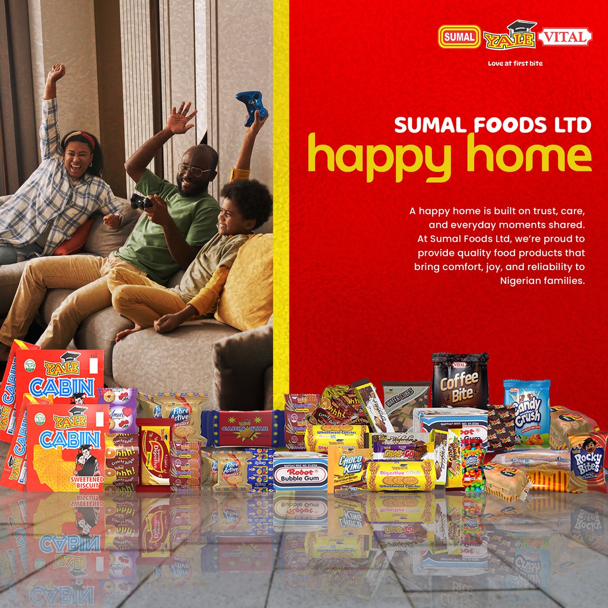 sumalfoodsltd's tweet photo. Good food. Shared moments. Happy homes 🏡
 Sumal Foods Ltd — Happy home. https://t.co/uTUggU7oa2