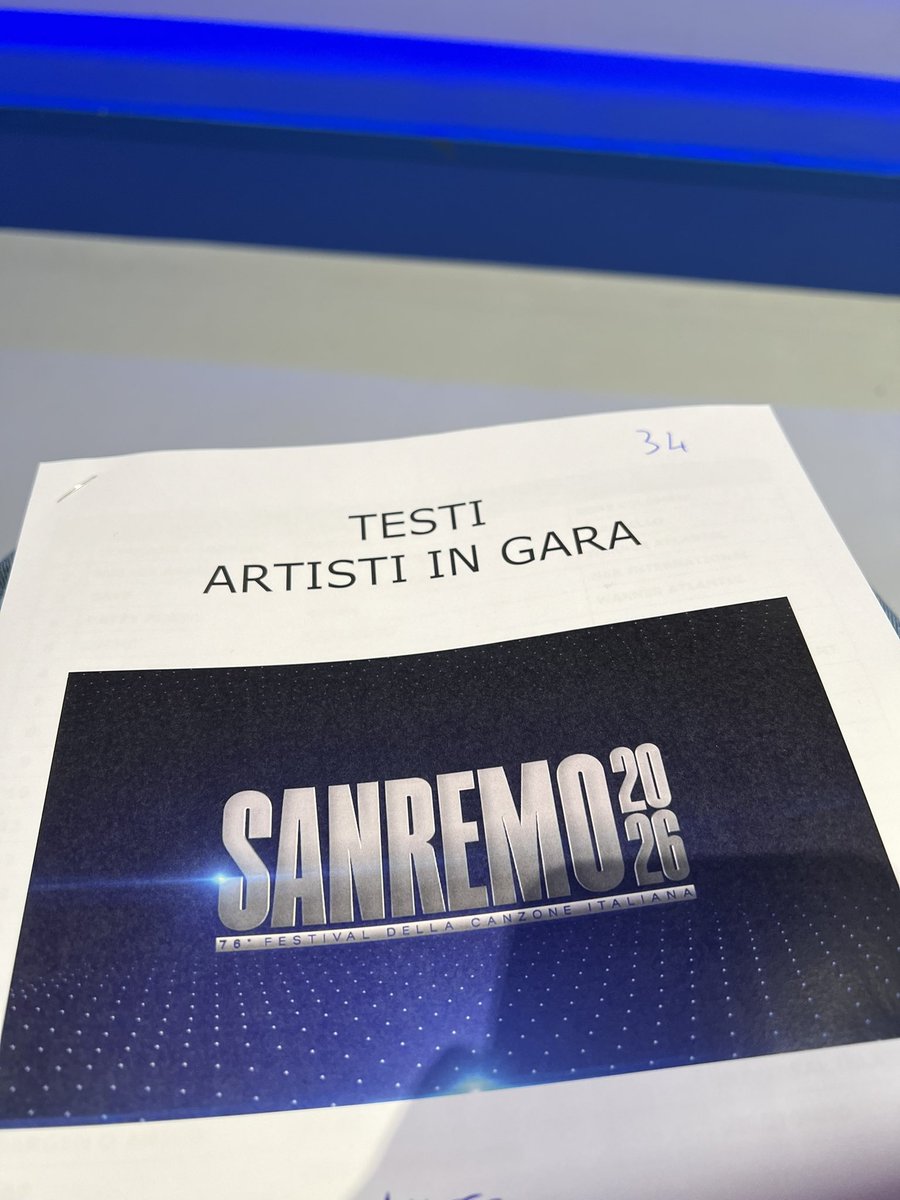 Matolas's tweet image. Ci sentiamo dopo le 16.

#Sanremo2026