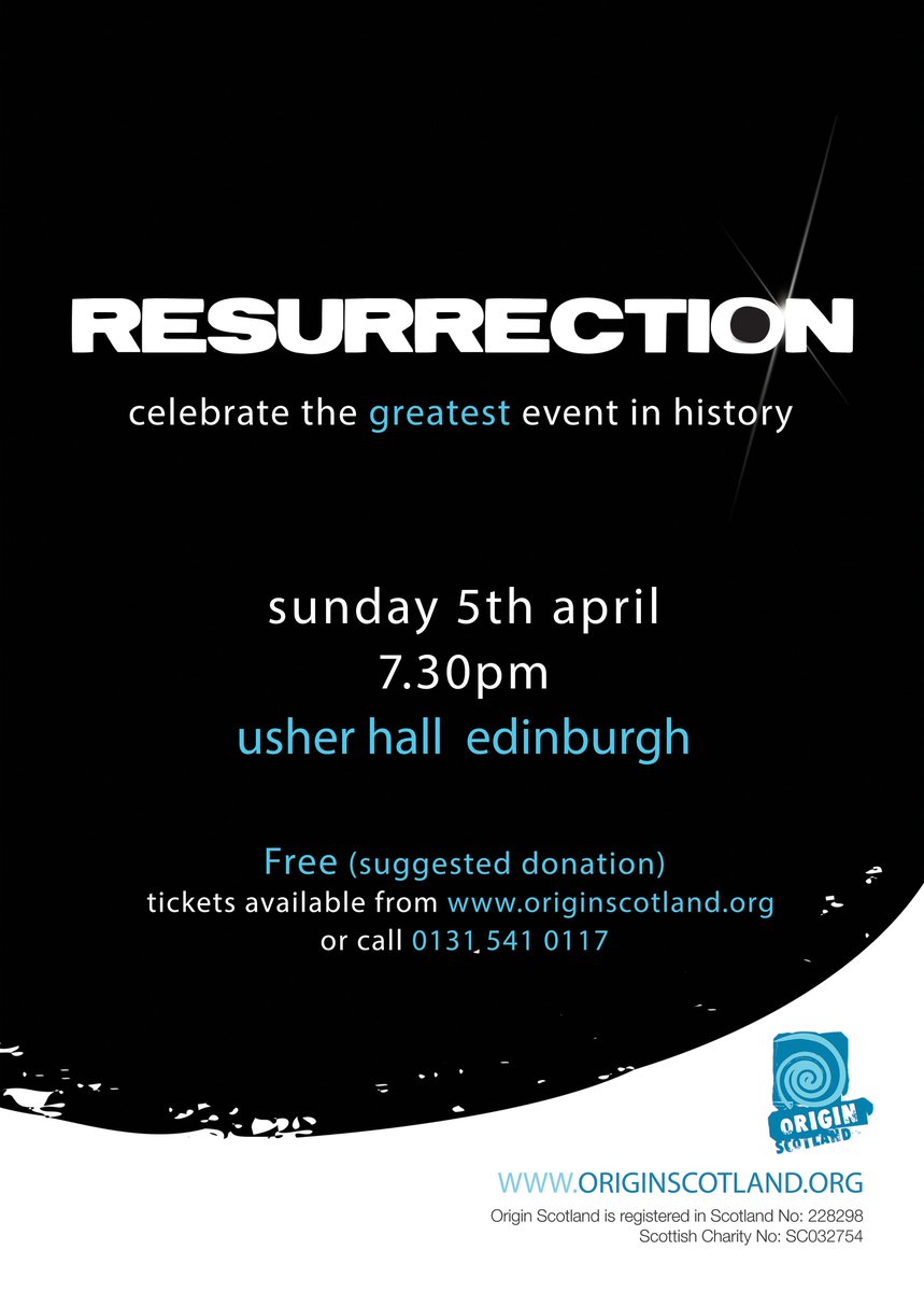 originscotland's tweet photo. Tickets are now available for Resurrection 2026! https://t.co/qZhhs4YPf7 https://t.co/dc4Pzazbjg