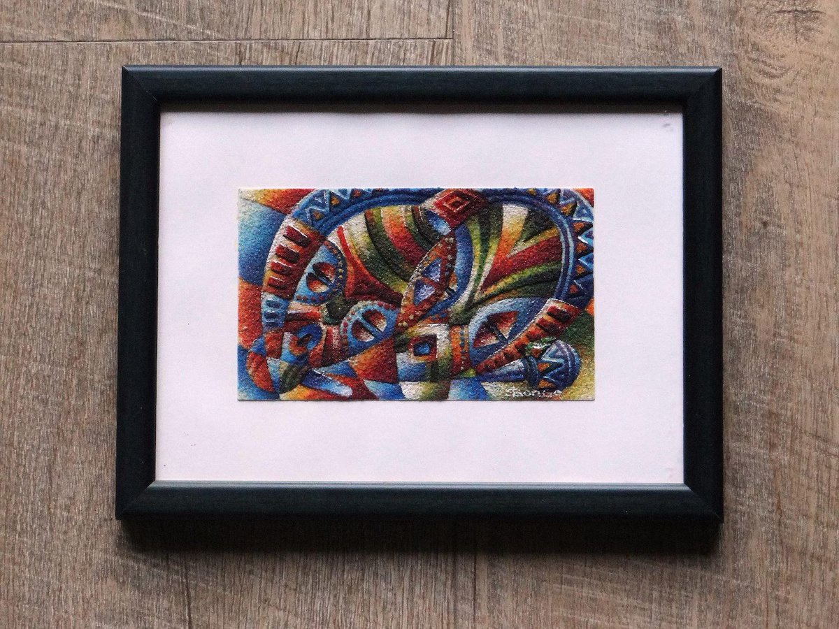 elementsdeco's tweet image. Miniature Original Painting Framed, Natural Pigments Geometric Abstract Art, Small Framed Artwork 8x6in by S. Bongo #painting #pigments #Art #artforsale 

 authenticbyclaire.etsy.com/listing/186581…