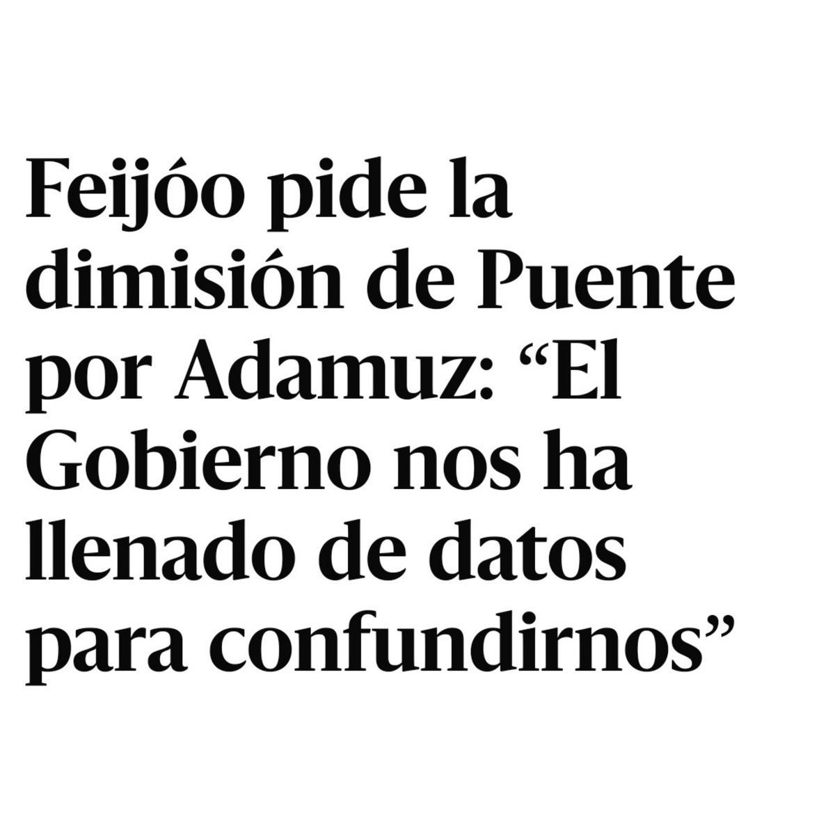 «Lleva la iniciativa de comunicación... Es la clave».

La tragedia y la farsa.
