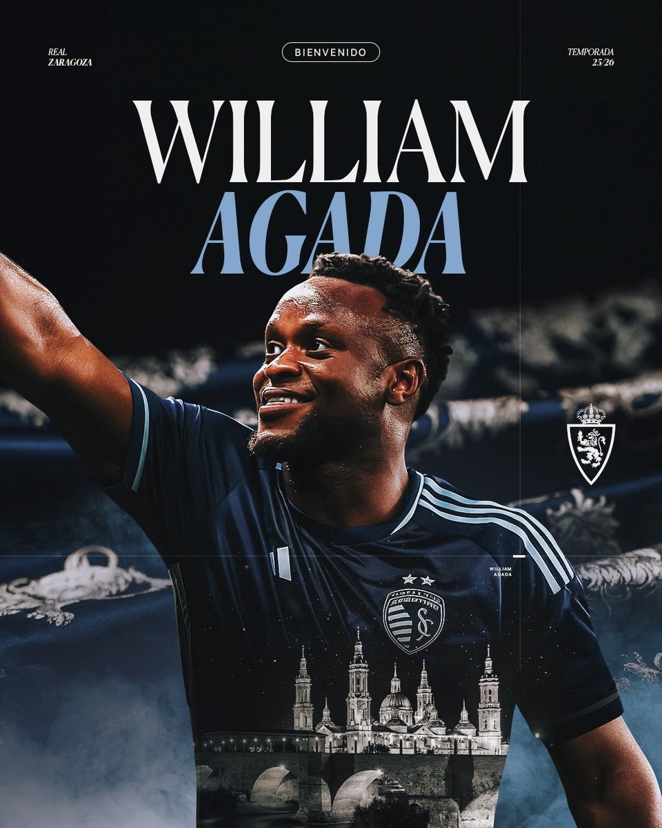🤍💙 𝑨𝑮𝑨𝑫𝑨 💙🤍

✍️🆕 ¡Acuerdo con William Agada hasta final de temporada!

¡Bienvenido a Zaragoza!