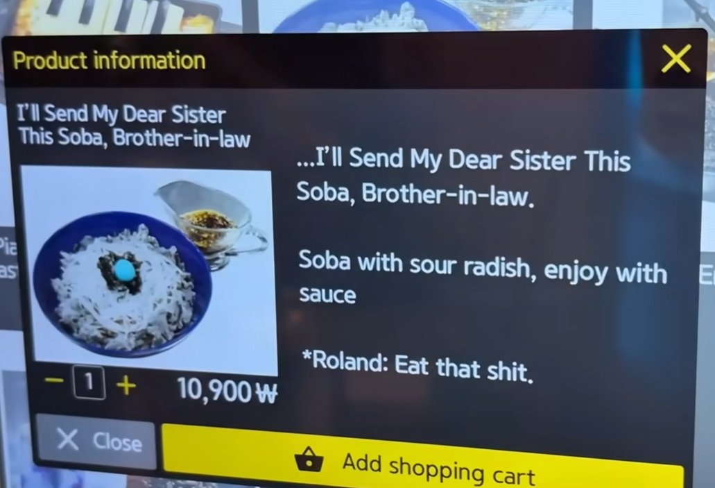 MatDrazstick's tweet photo. was watching a hhpp vlog and seeing roland still insulting argalia even on the menu is killing me https://t.co/xGgbz10rYt