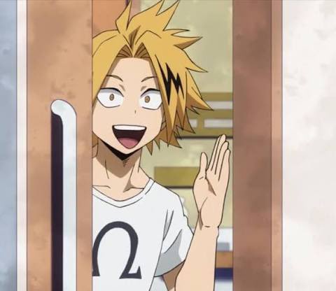 denki being the second mha character to be the top omega of all time is killing me dude he took the shirt serious