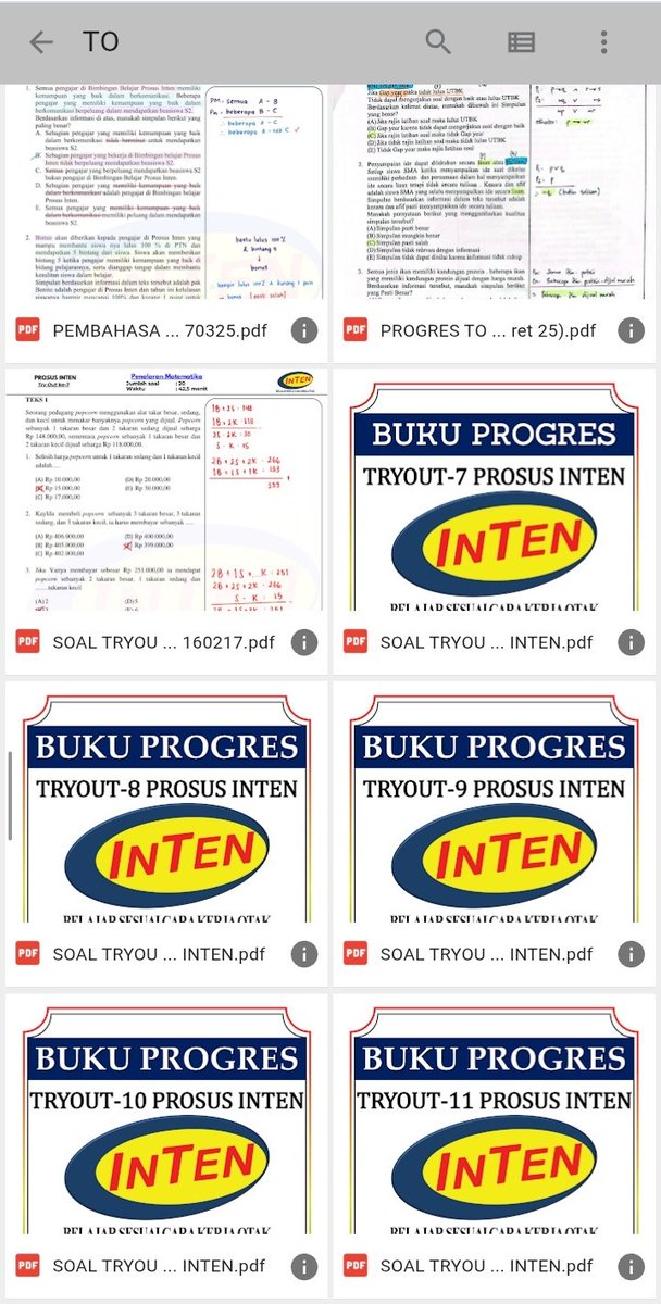 Taffxenvy's tweet image. !! WTS SOAL" TO INTEN 2026, PERSIAPAN SNBT-PTN 2026 !!

yg butuh latihan soal SNBT ada TO INTEN Terbaru nih udah ada KUNJAW nya juga + pembahasan soal² UTBK 2025 take all 15K guysss (bisa qris guiss)

#UTBK2026 #INTENSIF #TOINTEN #studytwt