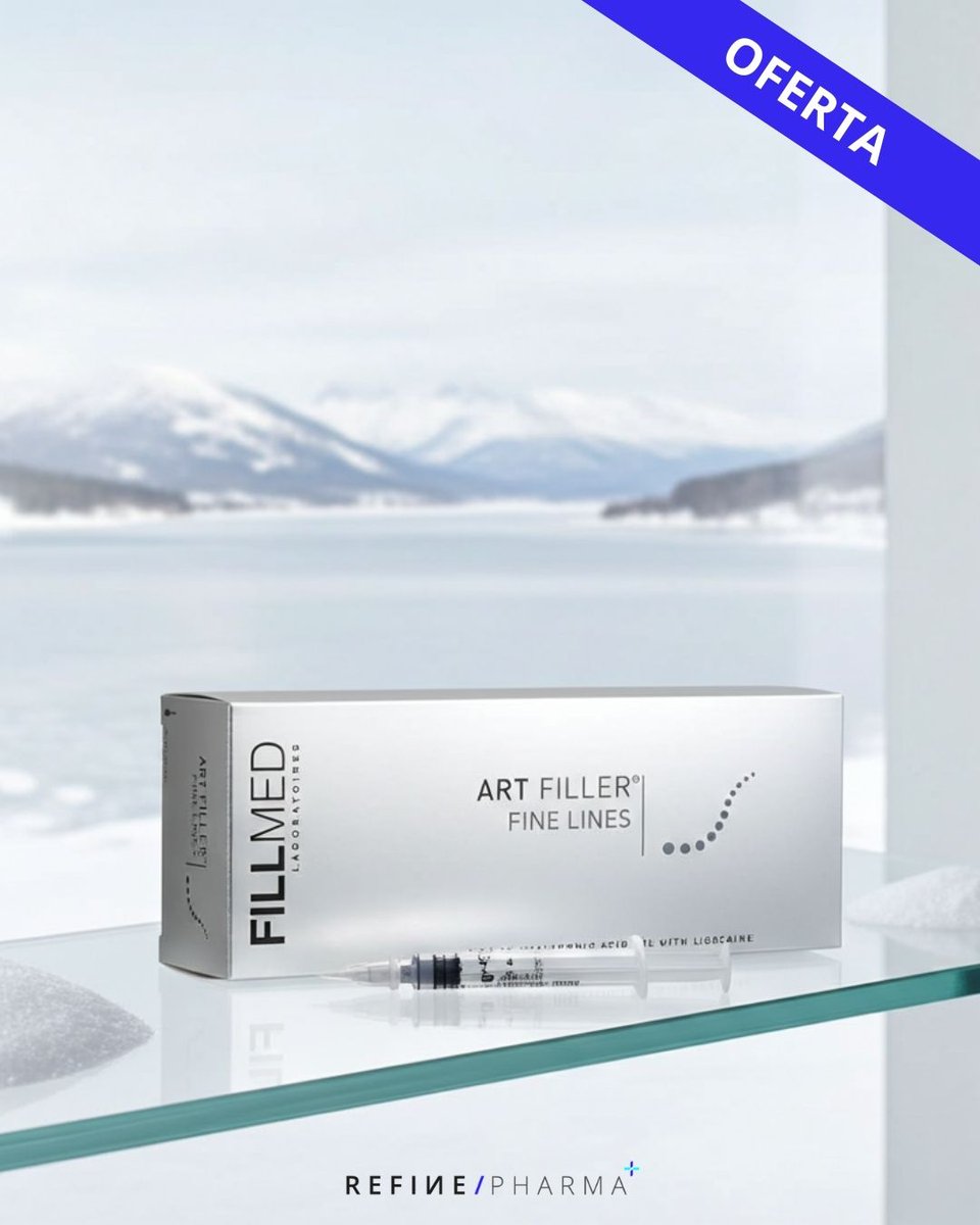 RefinePharmaES's tweet photo. 🚨 Precio rebajado – Últimas 7 cajas 🚨
Fillmed Art Filler Fine Lines: precisión, naturalidad y confort en el tratamiento de líneas finas.
👉 https://t.co/93rBSI1VHS
#MedicinaEstética #EstéticaMédica #RellenosDérmicos #ÁcidoHialurónico #ResultadosNaturales #Fillmed https://t.co/JKSFFLISLa