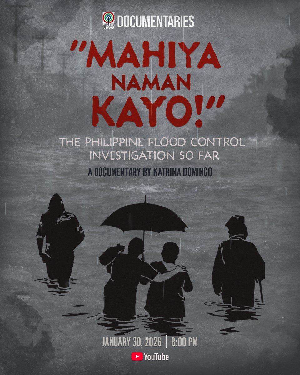 ANO NA BANG NANGYARI SA FLOOD CONTROL ANOMALIES?

'Yan ang tanong ng maraming Pinoy kaya naman 'yan ang tinutukan at sinubukang sagutin ni Katrina Domingo sa pinakabagong dokumentaryo hatid ng ABS-CBN News.

Abangan ang "Mahiya Naman Kayo: The Philippine Flood Control