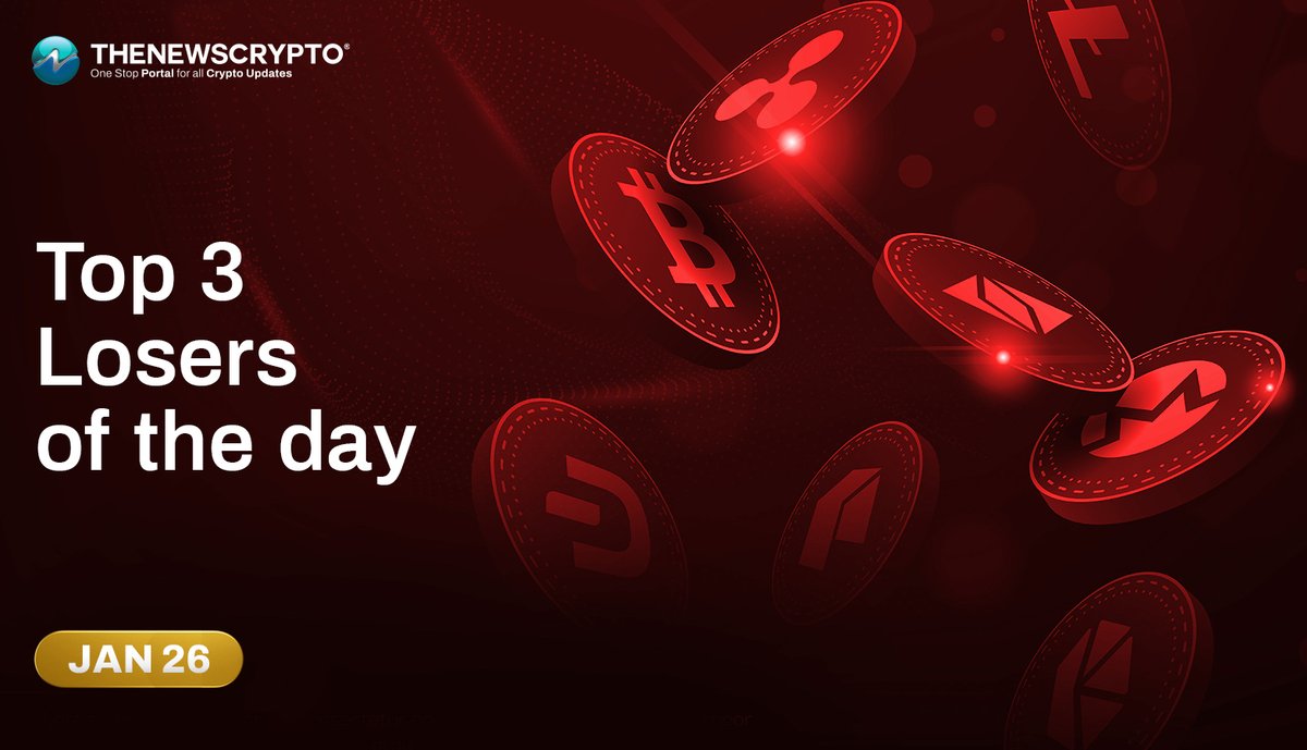 CRYPTO REPORT OF THE DAY: Here are the Top 3 Losers🔴 1️⃣ #MYXFinance (  $MYX ) 🔽14.47% 🏷$5.89 2️⃣ #WorldLibertyFinancial ( $WLFI ) 🔽6.92%  🏷$0.1619 3️⃣ #Canton ( $CC ) 🔽6.74% 🏷$0.1477