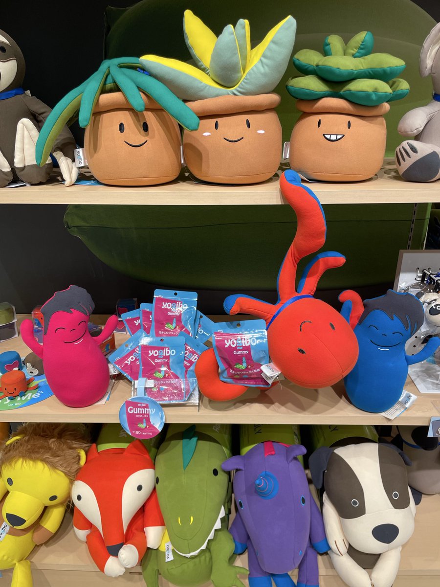 本日からYogibo Storeでも #ヨギボーグミ の発売が開始してます✨ お