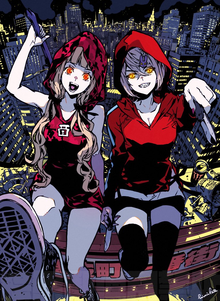 #魅力のある赤を見せてください見た人全員強制
Little Red Riding Hood ×２‼️