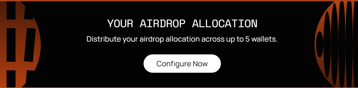 Opinion AIRDROP IS COMING!

A section has appeared on the ‘Points’ page where you can find out your own Airdrop Allocation.

This indicates that we can expect the token's TGE in the near future and should follow the results.

Point farming is not over yet, so I assume there will