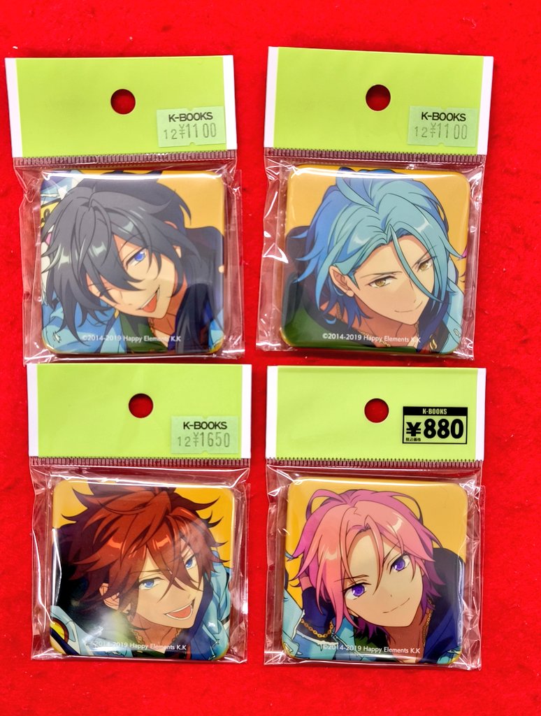 入荷情報】 『あんスタ』 ◇Crazy:B◇ アイドルスクエア缶バッジ 入荷