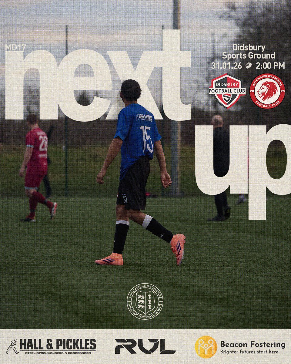 With 4 league games left of the season, this weekend sees a short trip to neighbours Didsbury 🙌