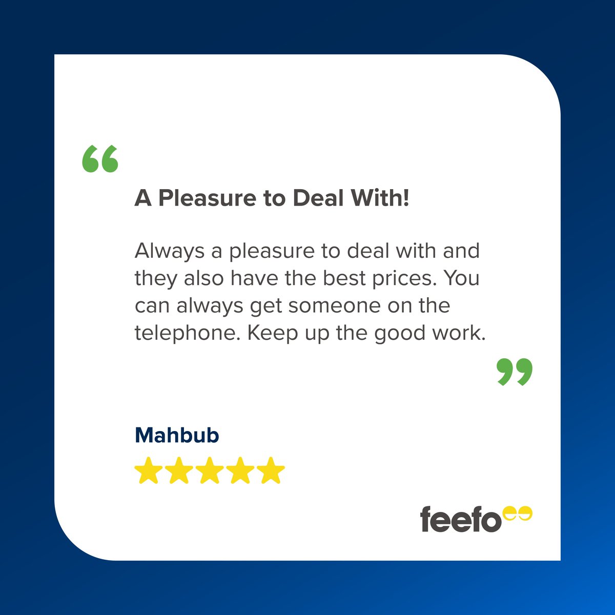 Our strong, performance-based culture is grounded in integrity and focused on doing what’s best for our customers, communities, and teammates. It’s fantastic to see our teammates receiving great feedback. Well done team!

#BBThePowerOfWE #Insurance #CommercialInsurance #Teammates