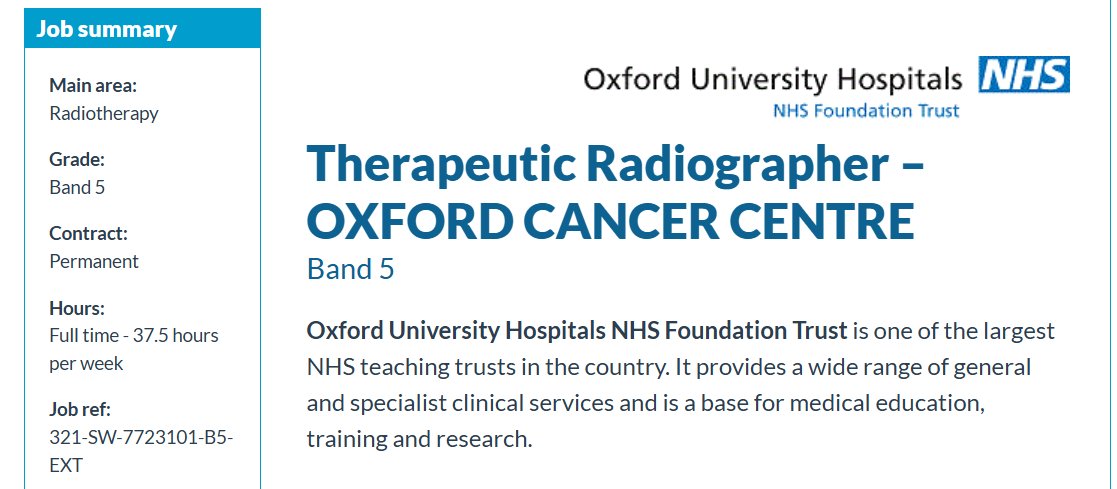 Thames Valley & Wessex Radiotherapy Network tweet media