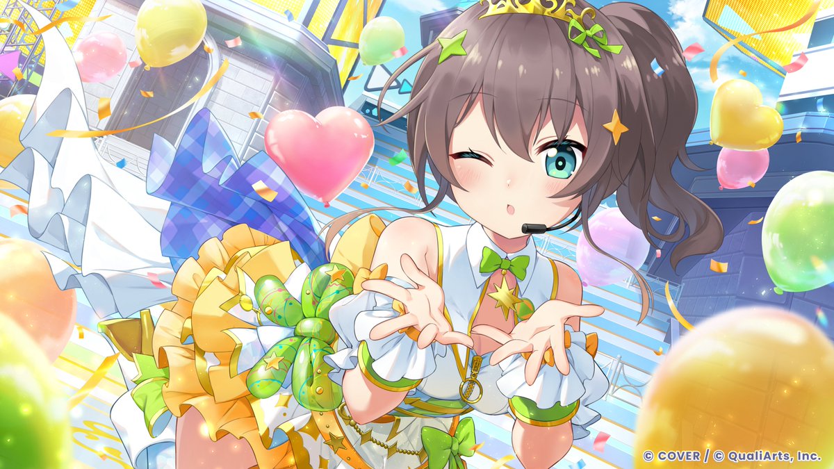 ◥◣ カードイラスト初公開② 🎉◢◤

1期生の #夏色まつり (<a href="/natsuiromatsuri/">夏色まつり🏮1stアルバム受注開始！</a>)さんのカードイラストをご紹介🏮
ライブ衣装を着てステージで輝く姿を表現✨

他タレントのカードイラストも順次公開予定！
お楽しみに🙌

#ホロドリ