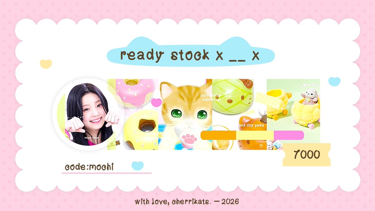 cherrikats's tweet image. help repost please, thank you! 🛒🧸

6 ready-stock girlgroup layouts ( wonhee, minji, leeseo, rei &amp;amp; ningning ) dari katalog "mochi" 🍡 ♥︎ harganya 7000/each ya! yang berminat, boleh DM misa, ありがとう〜! 🎣

🧀: #zonauang #zonaba