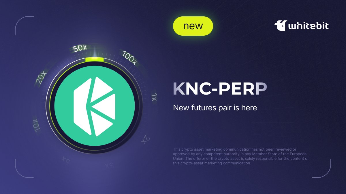 Enjoy a new combo for perpetual futures trading with @KyberNetwork: $KNC- PERP: https://t.co/7lmINWUNhV More pairs are coming soon!