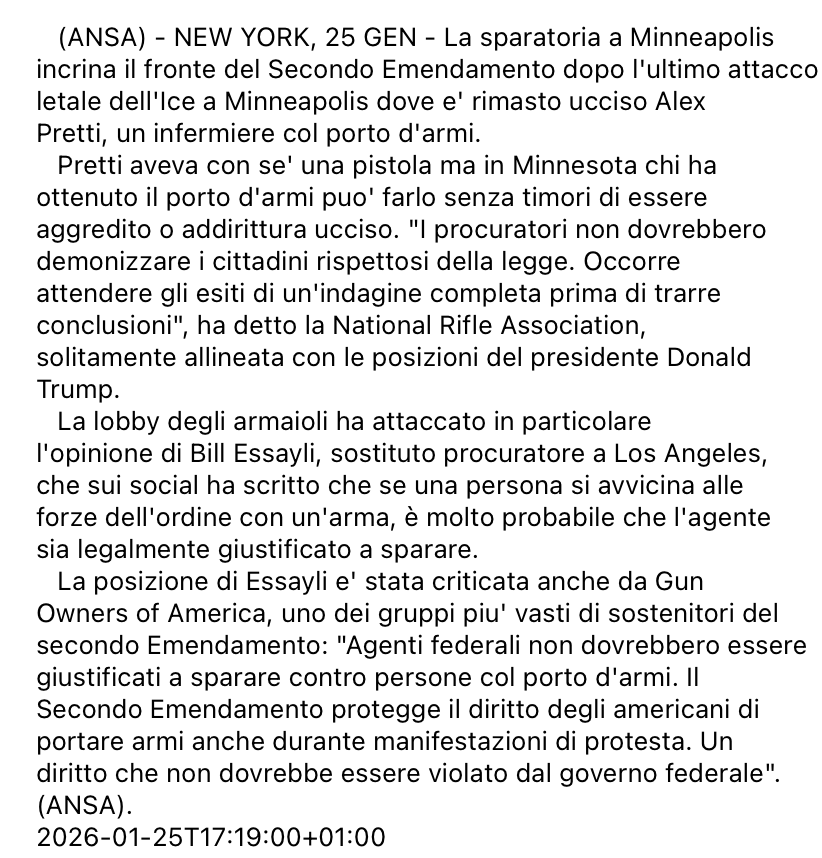 Così Trump si è messo contro la National Rifle Association.  
Paradossi americani.